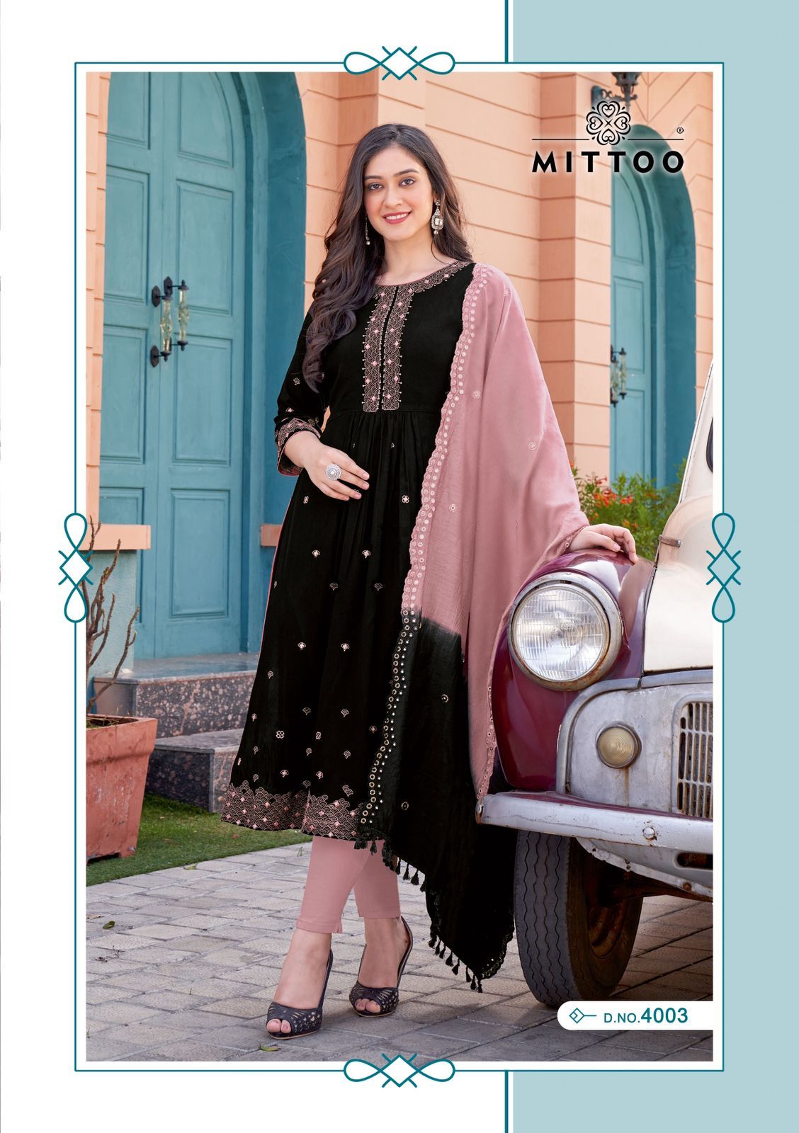 Antra By Mittoo Rayon Designer Kurti With Bottom Dupatta Wholesale Price In Surat